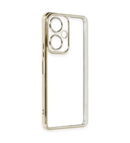 Vivo Y27 Kılıf  Lensli  - Gold