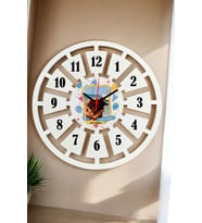 Doğum Günü Hediyesi Fotoğraflı Duvar Saati 40cm (Beyaz)