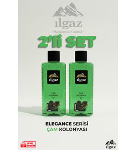Ilgaz Çam Kolonyası 2'li Set 80 Derece 400 ml Elegance Series