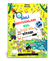 Gizli Hayvanları Bul YAZ-SİL Kitabı