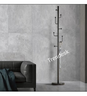 Modern Metal Siyah Ayaklı Askılık Elbise Askısı 165*30 cm