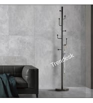 Modern Metal Siyah Ayaklı Askılık Elbise Askısı 165*30 cm