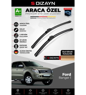 Ranger Ön Cam Silecek Seti 2011-2015 Premium Araca Özel 60-40 Cm A+ Kalite