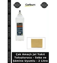 Özel Üretim Mangal Yakıtı Çok Amaçlı Jel Yakıt Tutuşturucu - Soba ve Şömine Uyumlu - 2 Litre