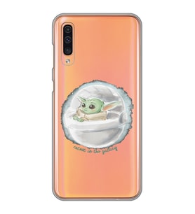Samsung Galaxy A50 - A30S Uyumlu Yoda Tasarımlı Şeffaf Telefon Kılıfı