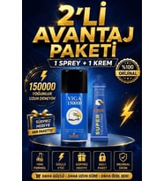%100 Orijinal Super Viga 150000 Gecktirici Sprey + Gecktirici Krem Seti Erkeklere Özel 2'li Avantaj Paketi Gizli Gönderim
