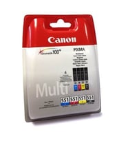 Tonersepeti Canon CLI-551CMYBK Multipack Orjinal Kartuş