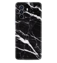 Huawei Nova Y70 Y90 Nova 9 SE  Kılıf Desemli Silikon Siyah Şerit Mermer 1318