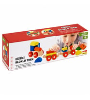 351-KUTUDA AHŞAP EĞİTİCİ BLOKLU TREN