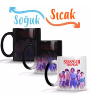 Stranger Things 002 Sihirli Kupa Bardak Porselen
