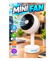 USB Şarjlı Cep Boy Mini Fan – 3 Kademeli Sessiz ve Güçlü Pervaneli