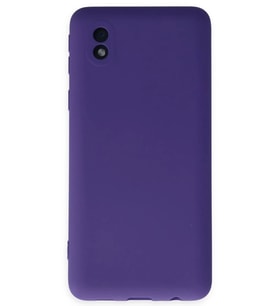 Newface Samsung Galaxy A01 Core Kılıf Nano içi Kadife Silikon - Mor