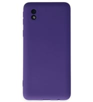 Newface Samsung Galaxy A01 Core Kılıf Nano içi Kadife Silikon - Mor