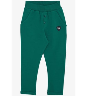 Breeze Girls & Boys Erkek Bebek Alt Düğme Aksesuarlı Armalı Cepli 9 Ay-3 Yaş, Yeşil