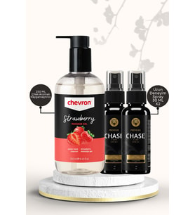 Chevron Kayganlaştırıcı Çilekli Jel 250 ml - 2 Li Gecktrici Sprey 30 ml