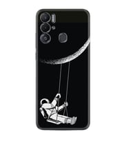 Tecno Pova Neo Kılıf Resimli Desenli Silikon Platinium Series Astronot 519