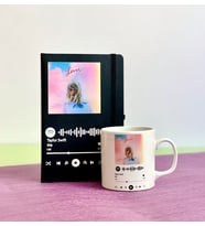 Özelleştirelebilir Spotify Defter Ve Kupa Set