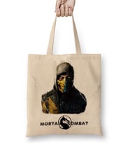 Mortal Kombat Scorpion and Sub Zero Bez Çanta Uzun Saplı