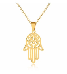 Hamsa Gümüş Kolye