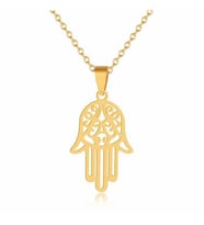Hamsa Gümüş Kolye