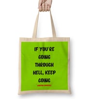 Motivational Quotes Sayings Words Gifts - Entrepreneurs İnspiration Success Work Typography Gifts Bez Çanta Uzun Saplı
