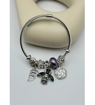 Çelik Silver Pandora Bileklik - 25-blk315
