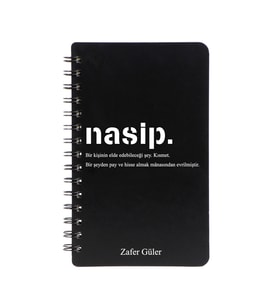 Nasip Tasarımlı Kişiye Özel Ahşap Defter