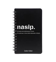 Nasip Tasarımlı Kişiye Özel Ahşap Defter