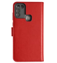 Mey İthalat® İnfinix Hot 10 Play Kılıf Trend S Plus Kapaklı Kılıf - Kırmızı