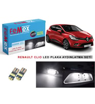 Renault Clio LED Plaka Aydınlatma Ampul Seti FEMEX Parlak Beyaz
