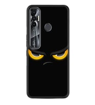Tecno Spark 7 Pro Kılıf Silikon Desen Özel Seri Black Eyes 1644