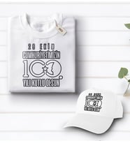 BK Gift 100. Yıl Hatırası Beyaz Tişört ve Şapka Hediye Seti-2, 29 Ekim Hediyesi, Cumhuriyet Bayramı, 100.Yıl Hediyesi
