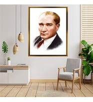 ÇERÇEVELİ ATATÜRK TABLO S375