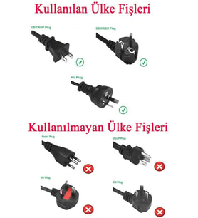 Amerikan - Türk Çevirici Adaptör