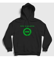 Presmono Unisex Siyah Logo Type O Negative Kapüşonlu Sweatshirt 436550tt
