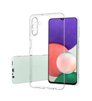 Galaxy A04S Kılıf Zore Şeffaf İnce ve Esnek Süper Silikon Kılıf (Renksiz)