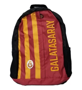 ME 25501 GALATASARAY PARAŞÜT GARNİ DETAYLI ÇUBUKLU SIRT ÇANTASI (Sarı-Kırmızı)