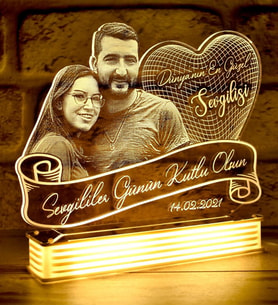 Kişiye Özel Sevgilier Günü Hediyesi, Sevgiliye Hediye (Beyaz)