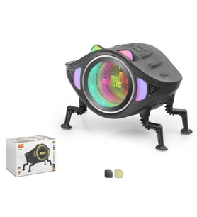 Bluetooth Masaüstü Hoparlör Robot Tasarimli Fm Rgb CC2A