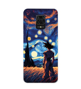 Xiaomi Redmi Note 9S - Redmi Note 9 PRO Uyumlu Dragon Ball Tasarımlı Şeffaf Telefon Kılıfı