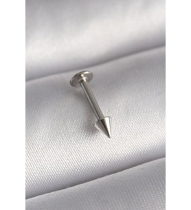 316L Çelik Gümüş Renk Çivi Model Piercing - TJ-PR1373
