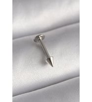 316L Çelik Gümüş Renk Çivi Model Piercing - TJ-PR1373
