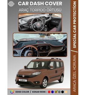 FIAT DOBLO (2015-2020) Torpido Örtüsü Ön Göğüs Torpido Koruma Tam Uyum Çatlamayı Önler Kolay Montaj