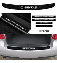 Chevrolet Silverado İçin Uyumlu Aksesuar Oto Bağaj Ve Kapı Eşiği Sticker Set Karbon