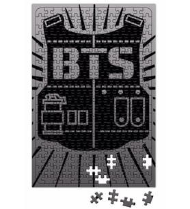 BTS Kore Müzik Logo Puzzle 240 Parça Yapboz