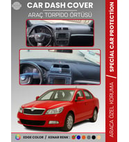 SKODA OCTAVİA (2006-2013) Torpido Örtüsü Ön Göğüs Halı Torpido Koruma Birebir Uyum Kaymaz UV Koruma