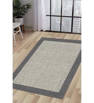 Dijidekor Halı Krem Cool KR4040 Yıkanabilir Saçaksız Kesme İnce Yolluk Kilim Salon Halısı Modelleri