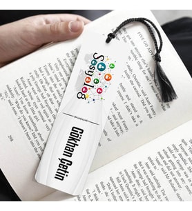 Sosyolog Tasarımlı Kitap Ayracı
