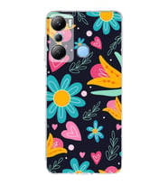 PrintiFy İnfinix Hot 20i ile Uyumlu Retro Color 1  Kamera Korumalı Şeffaf  Kılıf