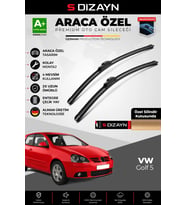 Drs Tuning Golf 5 Ön Cam Silecek Seti 2004-2005 Premium Araca Özel 60-48 Cm A+ Kalite